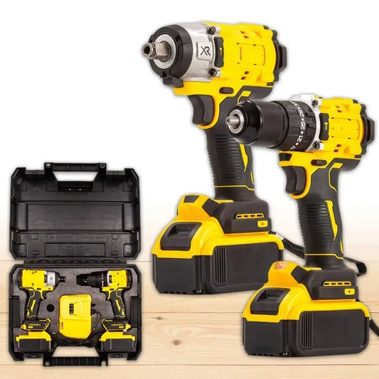 Набор аккумуляторного инструмента в кейсе 2 в 1 Шуруповерт и гайковерт 21V