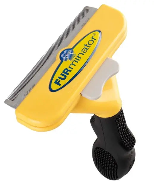 Фурминатор для длинношерстных собак и кошек с кнопкой Furminator Short Hair Large 10 см