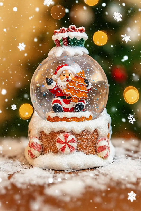 Новогодний светильник-декор LED "Шар на санях" HC-Q067