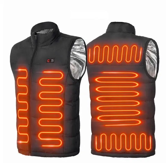 Жилетка с USB подогревом, 9 зон обогрева XL