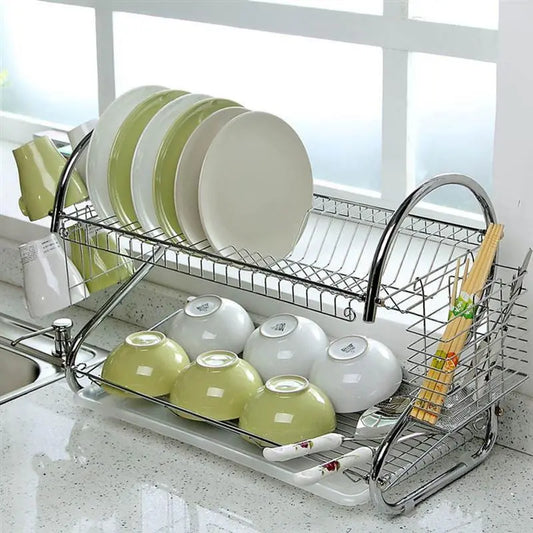 Стойка для хранения посуды kitchen storage rack, сушилка для посуды