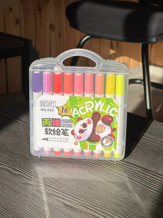 Акварельные маркеры 18 цветов Water Brush