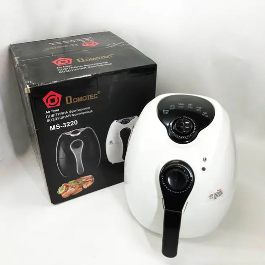 Аэро фритюрница Air Fryer DOMOTEC MS-3220 белый