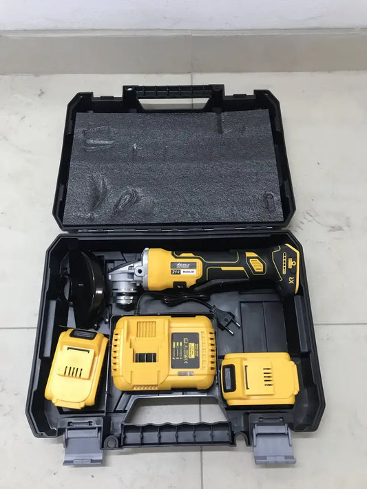 Аккумуляторная болгарка + 2 аккумулятора 24В, 125мм в кейсе / Мини болгарка / Угловая болгарка / УШМ