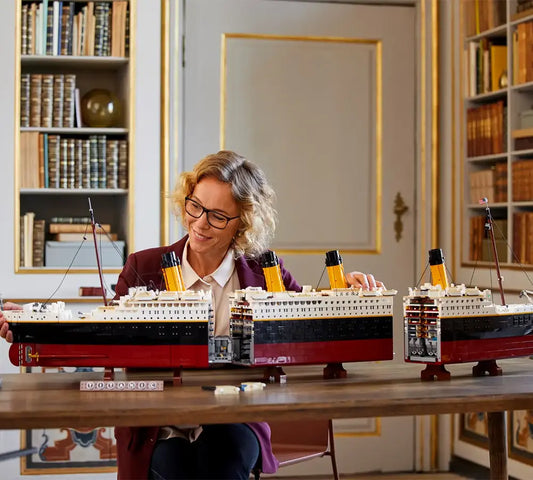 Блочный конструктор Титаник 1.15 метра, 9090PCS