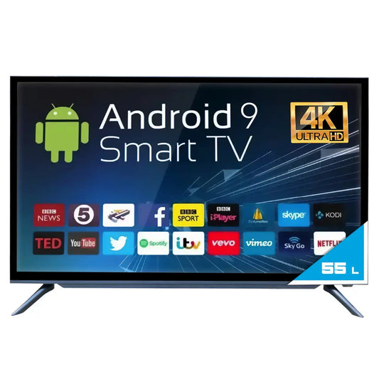 Телевизор Android TV 55" дюйма Android T2 FULL HD USB/HDMI wi-fi
