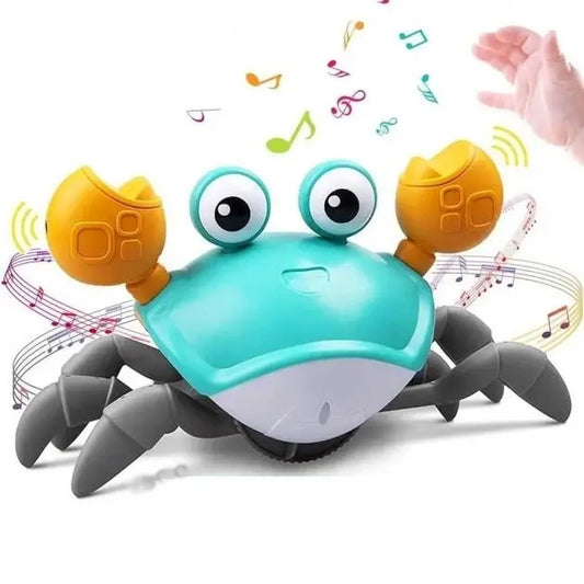 Детская интерактивная игрушка Танцующий краб со звуковыми и световыми эффектами