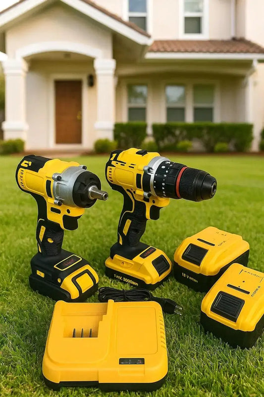 Набор 2 в 1 гайковерт и шуруповерт бесщеточный 2 АКБ в кейсе 48Вт