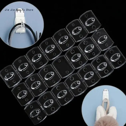 Набор самоклеящихся крючков 1,3х1,8 см для гирлянд и декора, не оставляют следов (20шт)