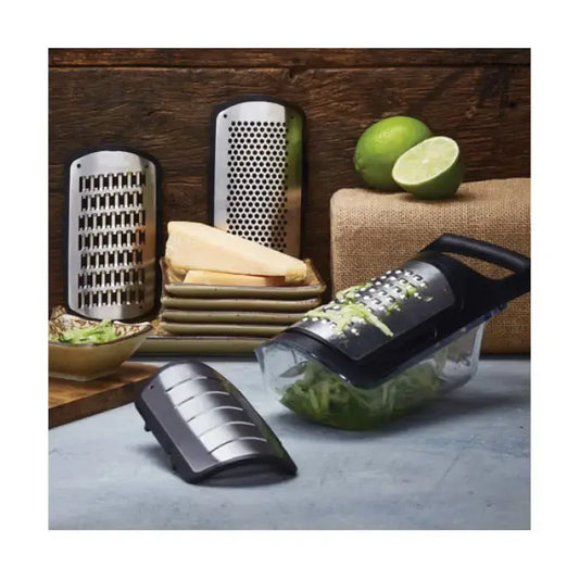 Набор Терок Soft Touch Container Grater Set Терки 4в1