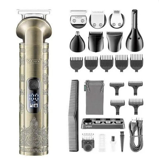 Набор VGR V-110 8в1 Professional для ухода за волосами, бородой, триммер для носа