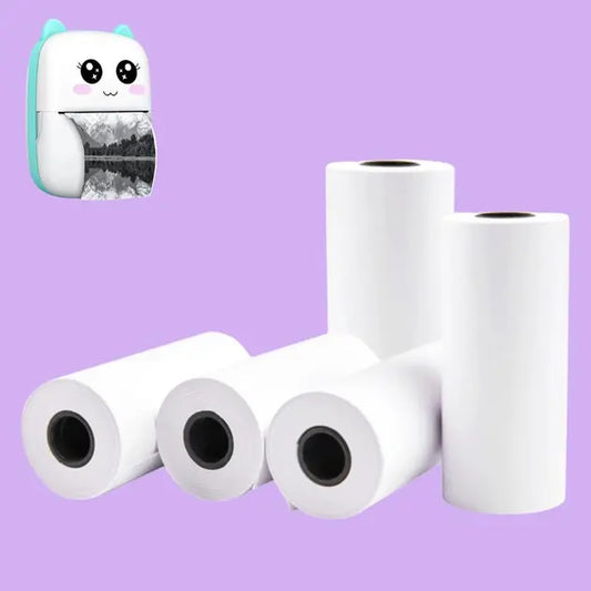 Самоклеящаяся термобумага 5 шт в наборе для мини принтера и детских фотоаппаратов