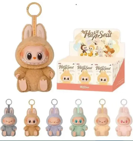 Сюрприз Брелок Labubu "Монстры" Pop Mart Лабубу трендовая плюшевая игрушка 15см