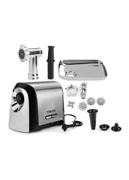 Стальная электромясорубка 3200 Вт SK-088 комбинированный Sokany