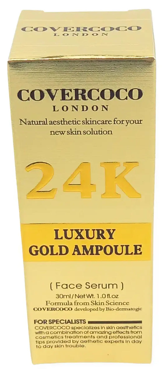 Сыворотка антивозрастная для кожи лица с частицами золота с эффектом отбеливания увлажняющая