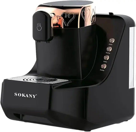 Турецкая кофеварка Sokany SK-04010 700 Вт с антипригарным покрытием и защитой от перегрева