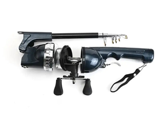 Удочка спиннинг складная телескопическая / Мини спиннинг для рыбалки