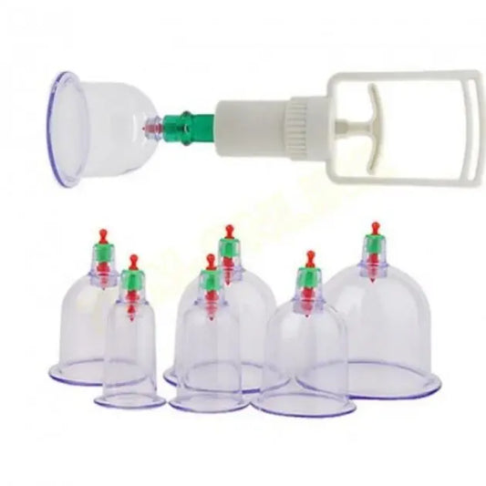 Вакуумные антицеллюлитные массажные банки 6 штук