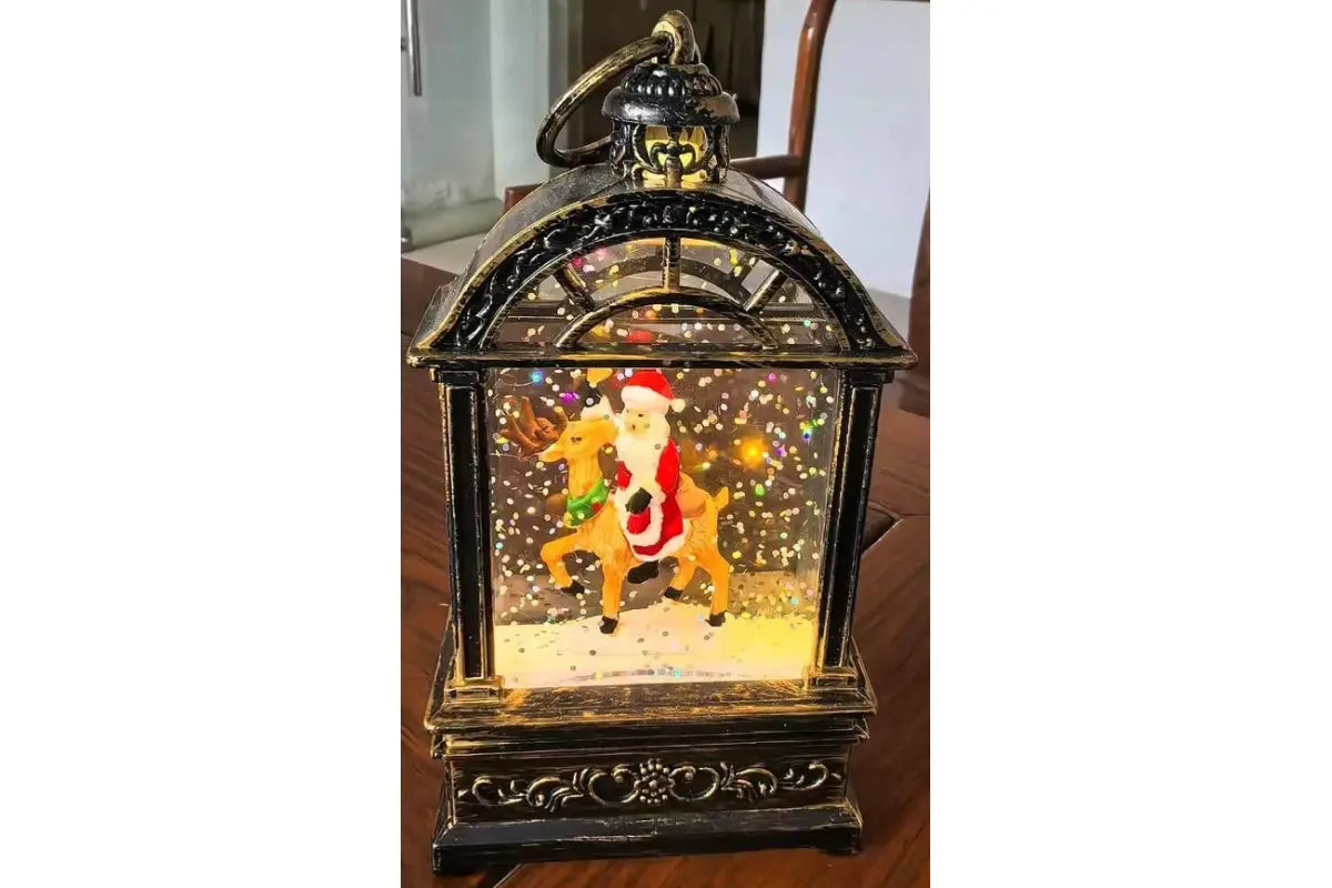 Ночник новогодний музыкальный "Снеговик и ёлка"