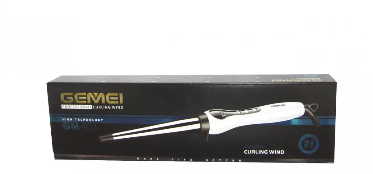 Профессиональная Конусная плойка для локонов Gemei GM-403