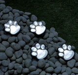 Светильник Solar Paw Print Lights на солнечной батарее 4 шт