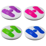 Тренажер диск здоровья для похудения напольный с эспандерами и массажем ступней