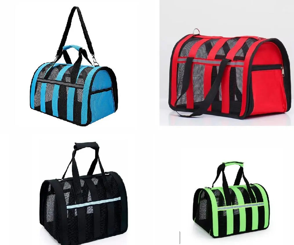 Черный Сумка переноска для кошек и собак CosmoPet CP-46