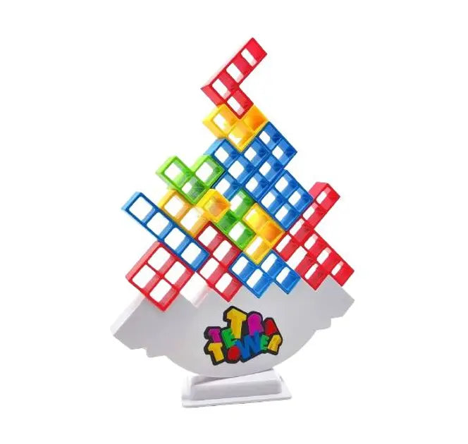 Настольная игра балансирующий тетрис Tetra Tower, Башня 16 блоки