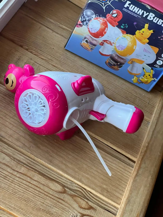 Пистолет детский автоматический пистолет пулемёт для мыльных пузырей Toy bubble gun AND 388-10