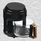 Черная Аэрофритюрница безмасляная сенсорная на 6л Gold Diamond TK9905 3200Вт