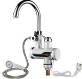 Боковое подключение Проточный водонагреватель с душем