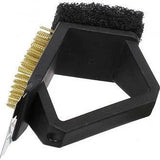 Щетка для чистки барбекю CD-15A с пластиковой ручкой