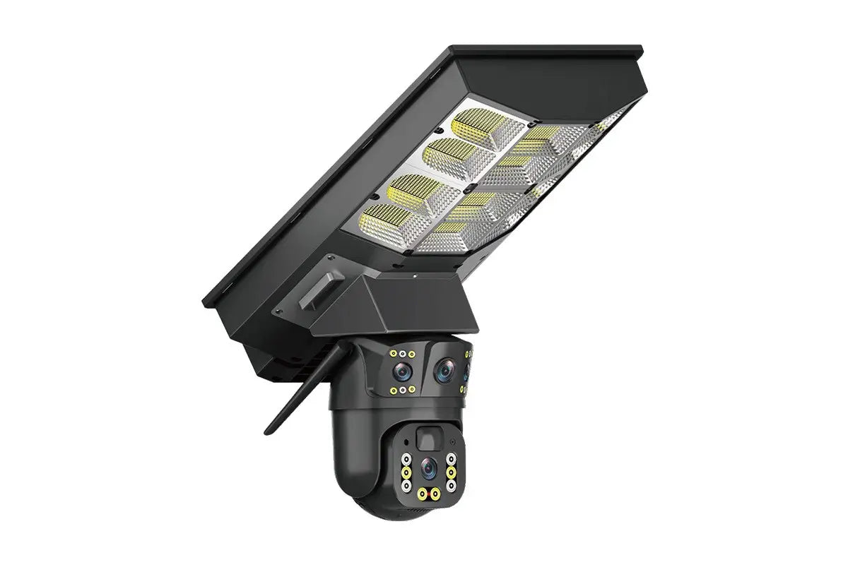 Камера видеонаблюдения PTZ уличная WiFi+LED лампа+солнечная панель (SPM-XA01/T19-4G)