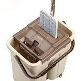 Швабра с ведром и самоотжимом , Spin Mop Scratch Cleaning 360, швабра лентяйка 6 л