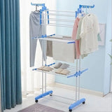 Сушилка для вещей Складная сушилка для белья Garment Rack With Wheels