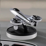 Ароматизатор на солнечных батареях в машину Самолет истребитель с турбинами