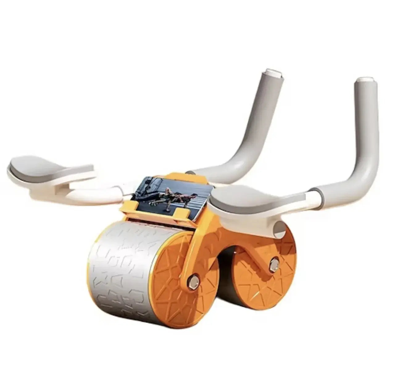 Тренажер для пресса / Колесо для спорта / Ролик для пресса с возвратным механизмом Синяя