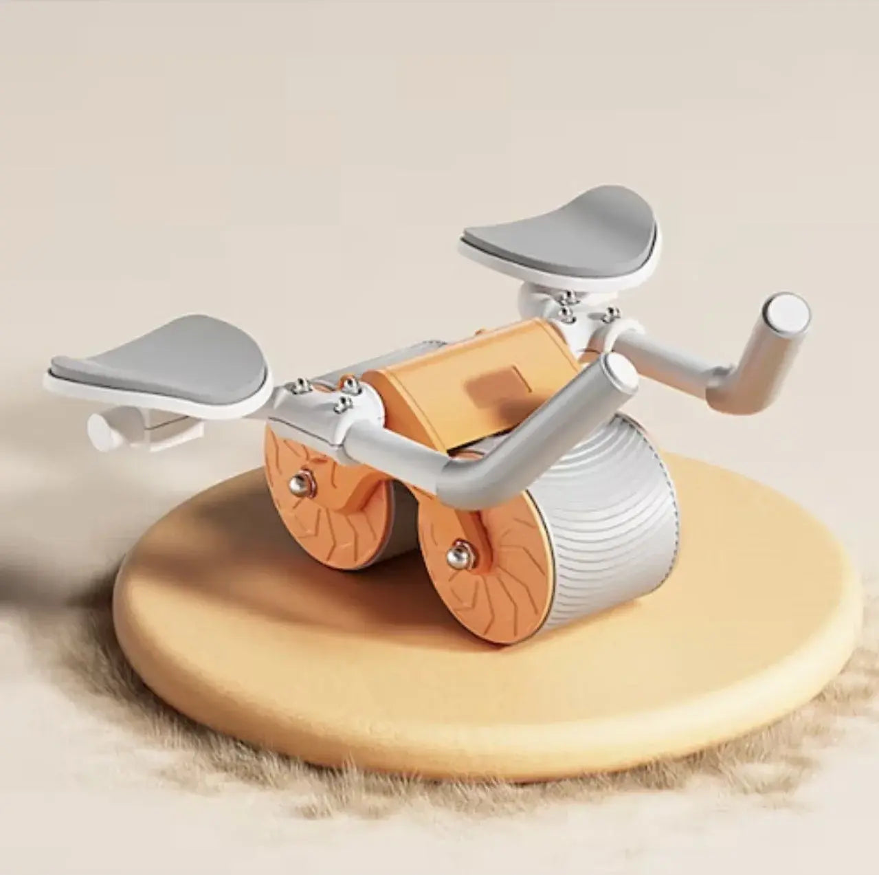 Тренажер для пресса / Колесо для спорта / Ролик для пресса с возвратным механизмом Синяя