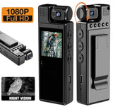 Видеокамера нагрудная Wi-Fi аккумуляторная боди камера с дисплеем 1.3 дюйма регистратор с фиксацией клипсой UKC L9