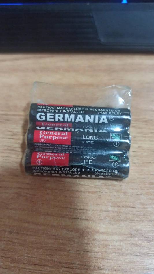 Батарейки  пальчиковые GERMANIA тип АА 1шт