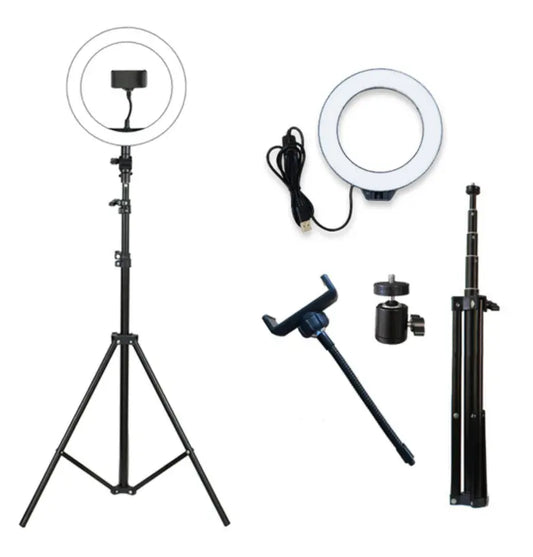 Штатив-стойка-тренога для кольцевой лампы, телефона и камеры 200см