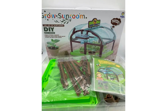 Игровой набор теплица для выращивания растений с семенами и капельным поливом Home made plant GREEN