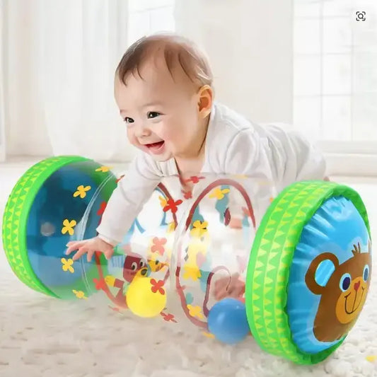 Надувной барабан для ползания малышей, 45×20×20 см