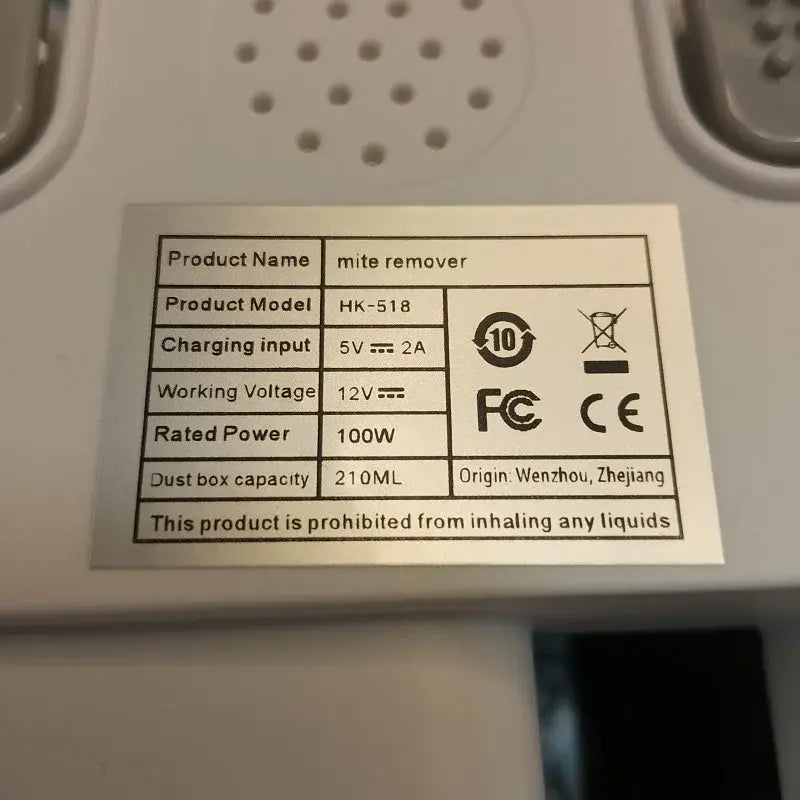 Зеленый  Беспроводной умный очиститель от клещей с ультрафиолетовой стерилизацией и HEPA-фильтром