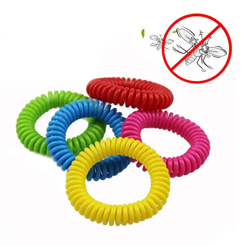 Силіконовий браслет - пружинка від комарів та комах з капсулою BallTV-103
