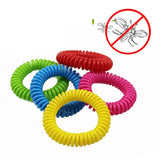 Силіконовий браслет - пружинка від комарів та комах з капсулою BallTV-103