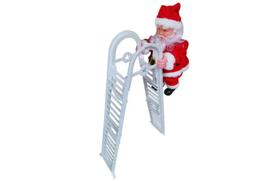 Игрушка Санта-Клаус, на лестнице /новогодняя игрушка