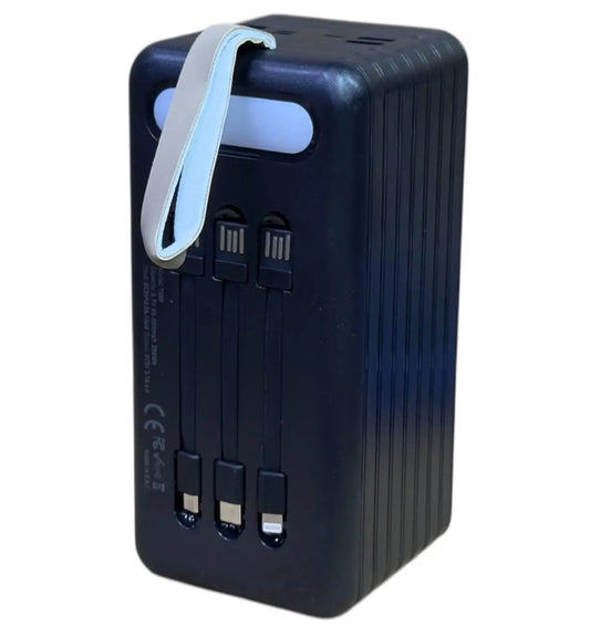Павер банк Power Way TX80 80000mAh c 3 кабелями (Реальная мощность) Power Bank