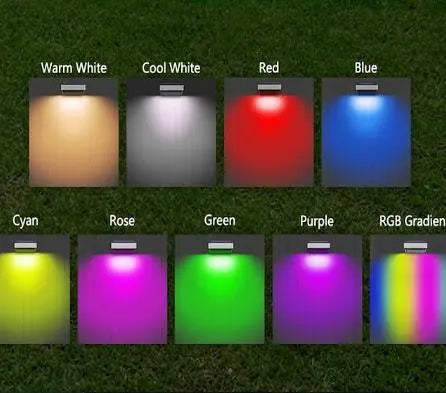 Светильник садовый rgb, уличный настенный светильник / водонепроницаемый MULTI
