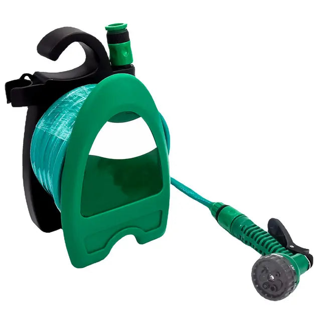 Набор поливочный шланг BlueBird 15м на катушке пистолет с распылителем 7-ми режимный